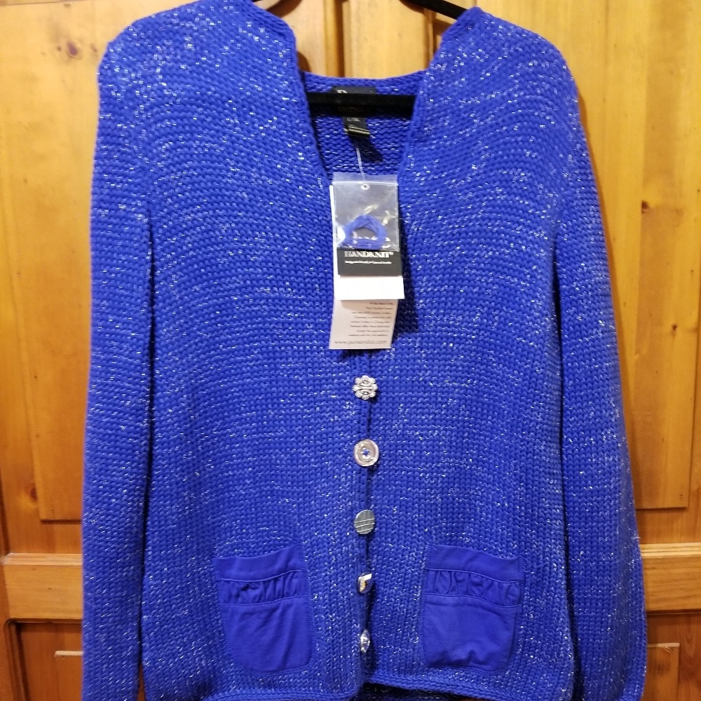 Pure Handknit Cardigan l/xl